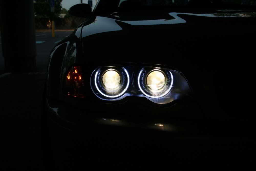 Quad TFX BiXenon Projectors My New Lights! E46Fanatics
